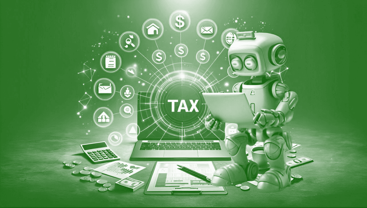 AI-powered tax assistant interface providing instant answers on Form 5472, tax treaties, and filing requirements 24/7